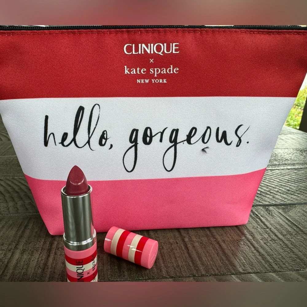 Kate Spade Lipstick - Clinique Makeup Bag Combo (NEW)
